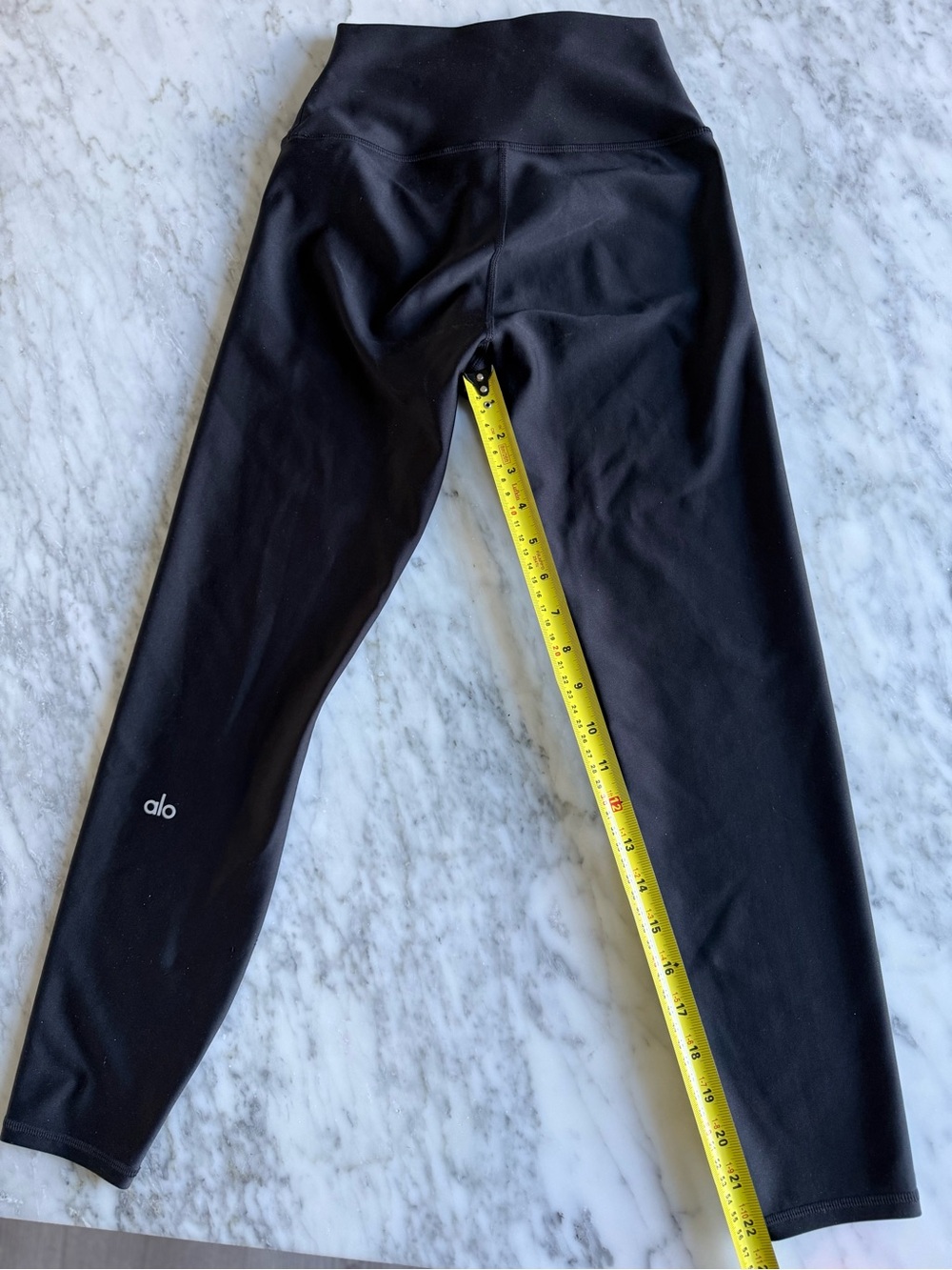 Alo Yoga Airlift 7/8 High-Waist Leggings Black Size Small S - Picture 7 of 9